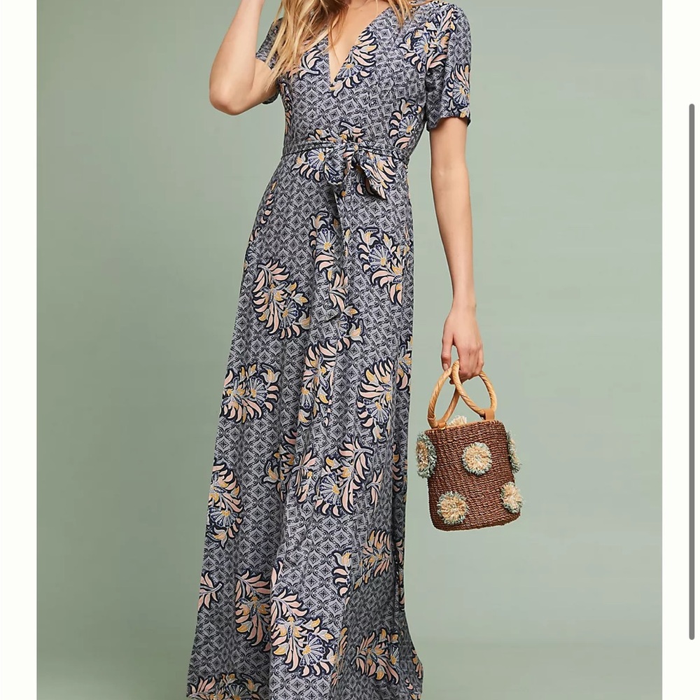 NWT Anthropologie brand “the Odell’s” Zinaida Floral Wrap Dress